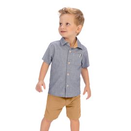 Conjunto-Meninos-Camisa-Maquinetada-Azul-e-Bermuda-Linho-1