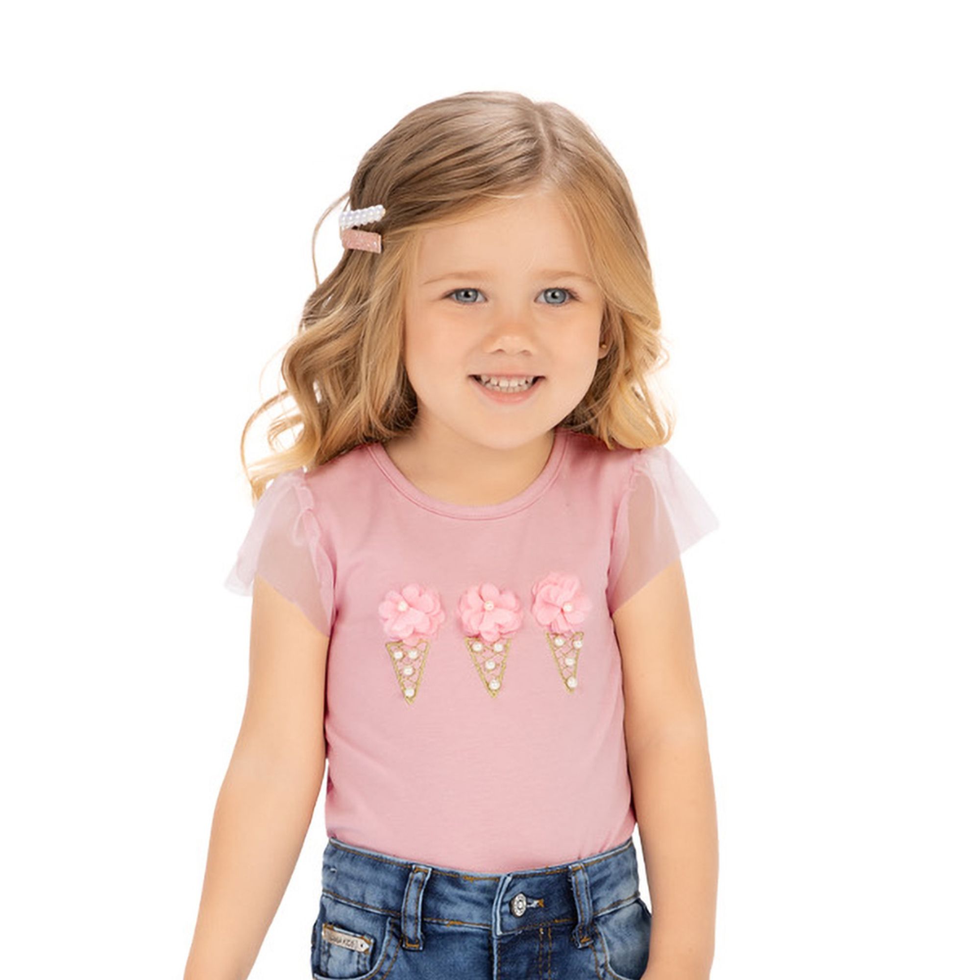 Blusa-Meninas-Mangas-Tule-Rosa-Sorbet-Sorvetes-Perola-e-Flor-1