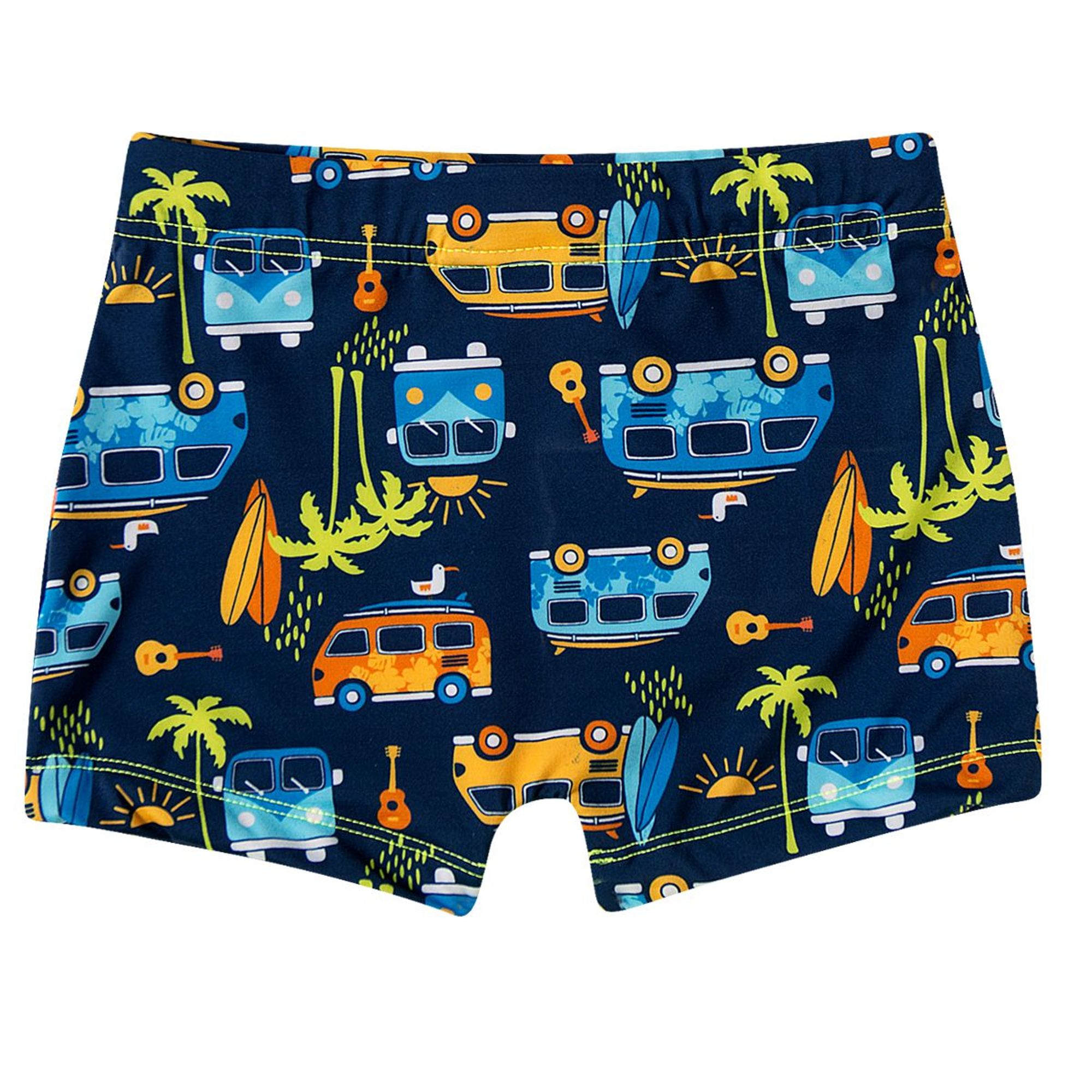 Sunga-Short-Infantil-Azul-Marinho-Tropical-Kombi-Tip-Top-1