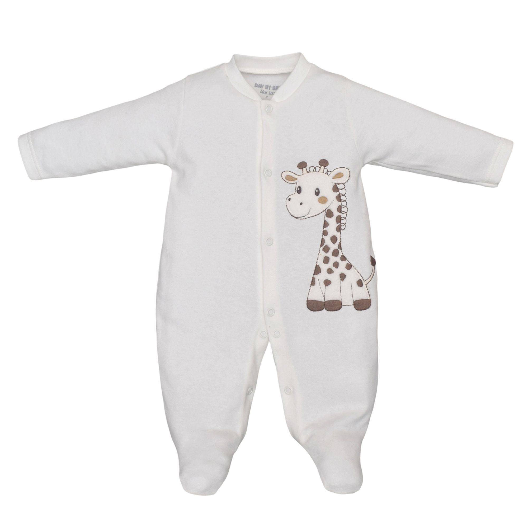 Macacao-Bebe-Marfim-Unissex-Neutro-Suedine-Girafa-Bordada-1