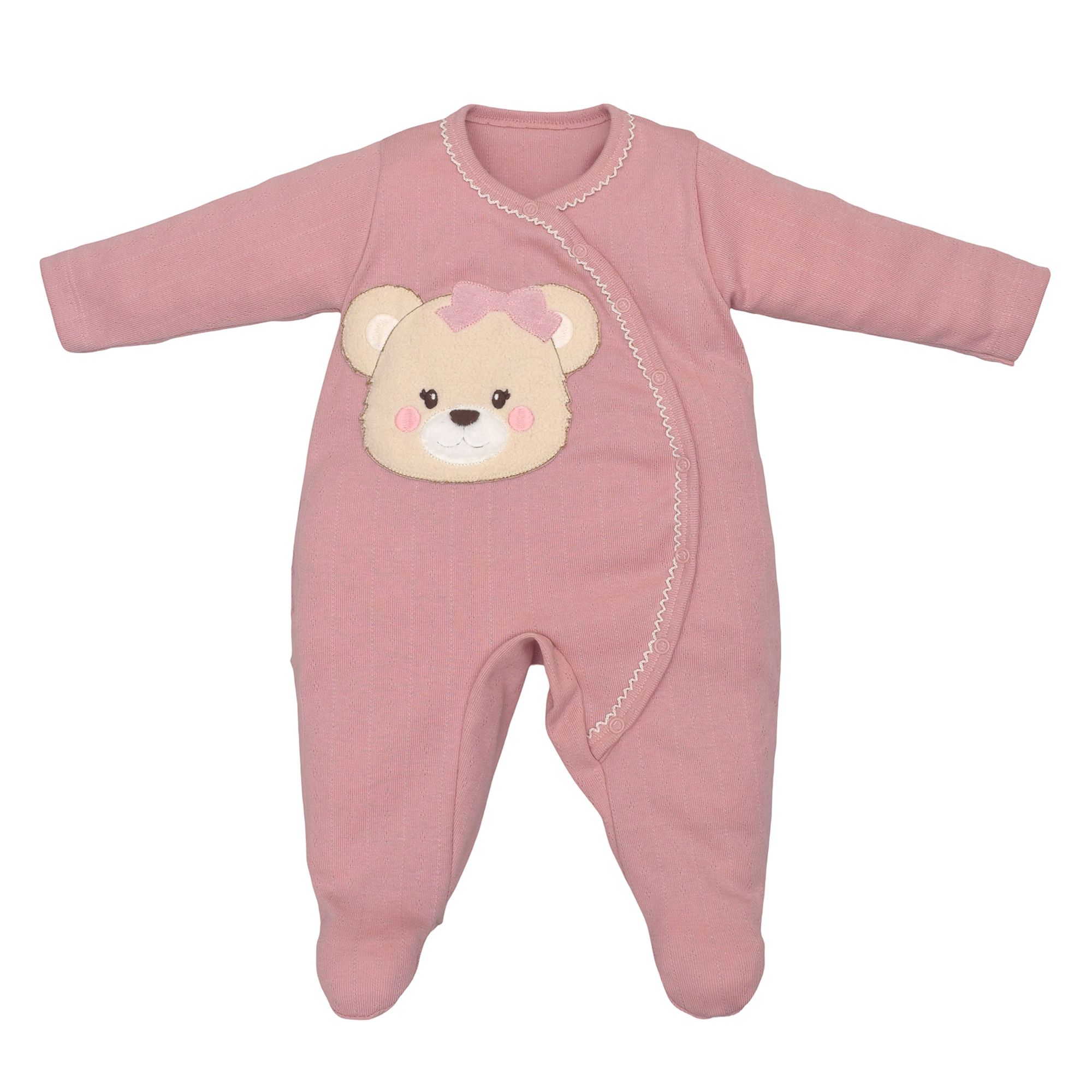 Macacao-Bebe-Longo-Ursinha-Bordada-Malha-Trabalhada-Rose-1