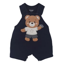 Banho-de-Sol-Bebe-Suedine-Azul-Marinho-Urso-Carrinho-1