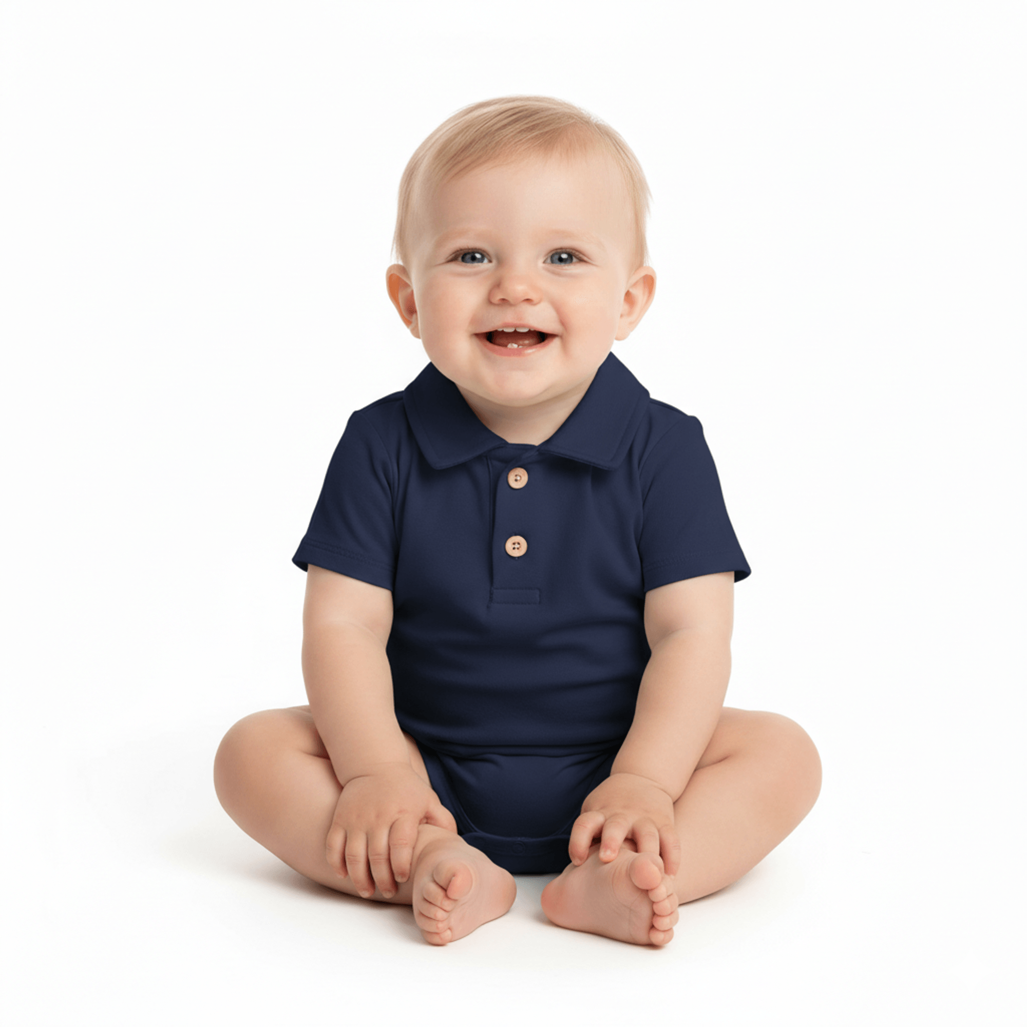 body-polo-basico-suedine-manga-curta-azul-marinho