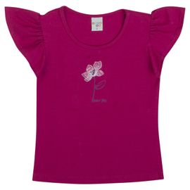 Blusa-Meninas-Manga-Curta-Cotton-Rosa-Violeta-Jardim-Encantado-2