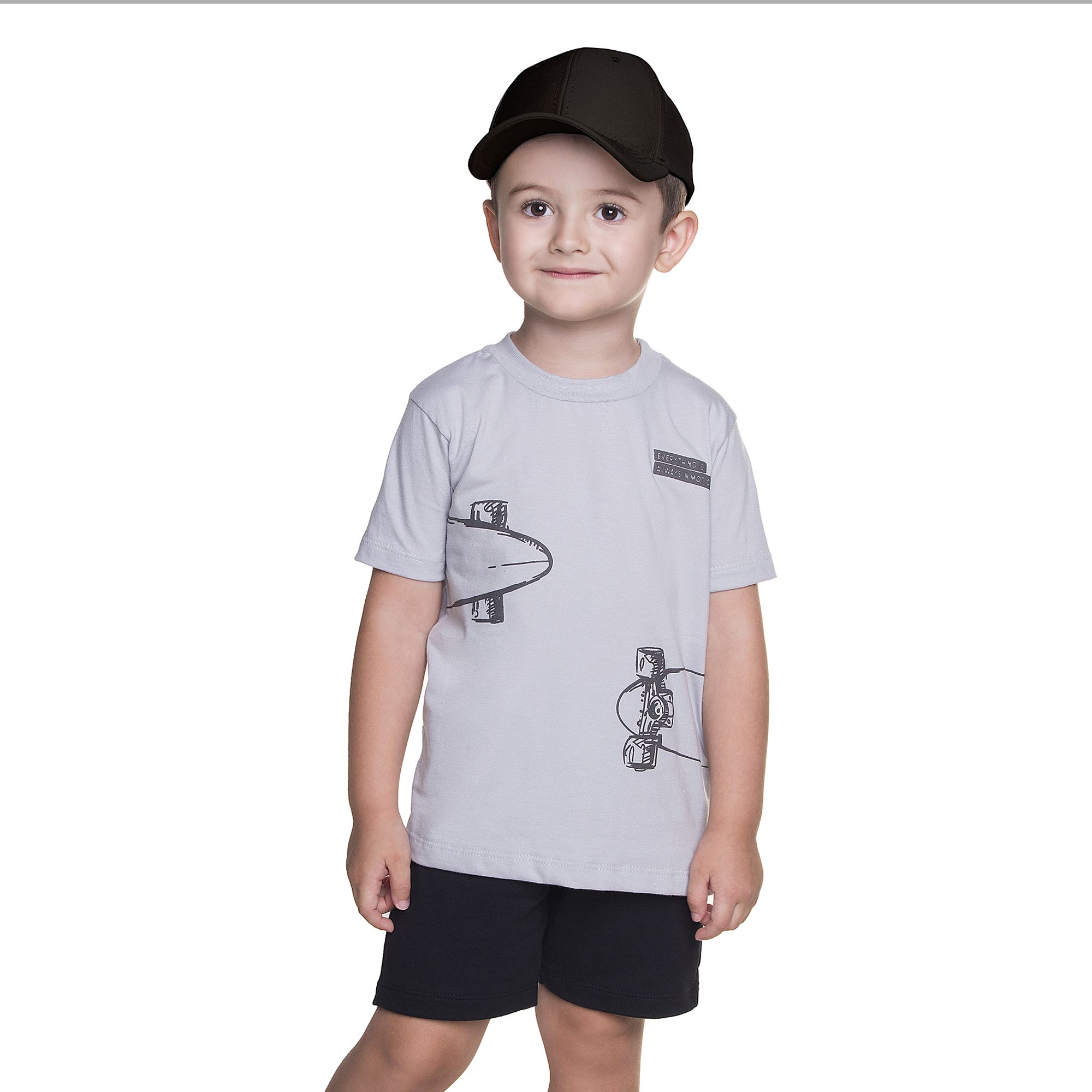 Conjunto-Meninos-Camiseta-Cinza-Skateboard-e-Bermuda-Moletom-Preta-1