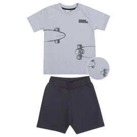 Conjunto-Meninos-Camiseta-Cinza-Skateboard-e-Bermuda-Moletom-Preta-2