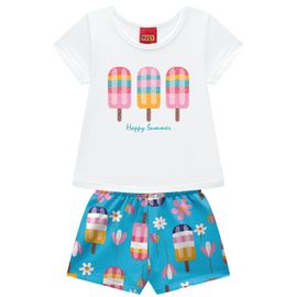 Conjunto-Meninas-Blusa-Branca-Sorvetes-Glitter-e-Short-Turquesa-2