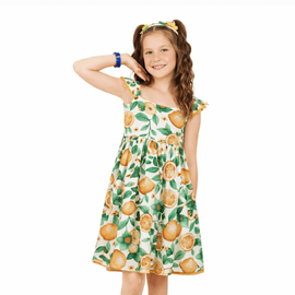 Vestido-Meninas-Cotton-Bege-Limoes-Amarelo-e-Verde-Kyly-1