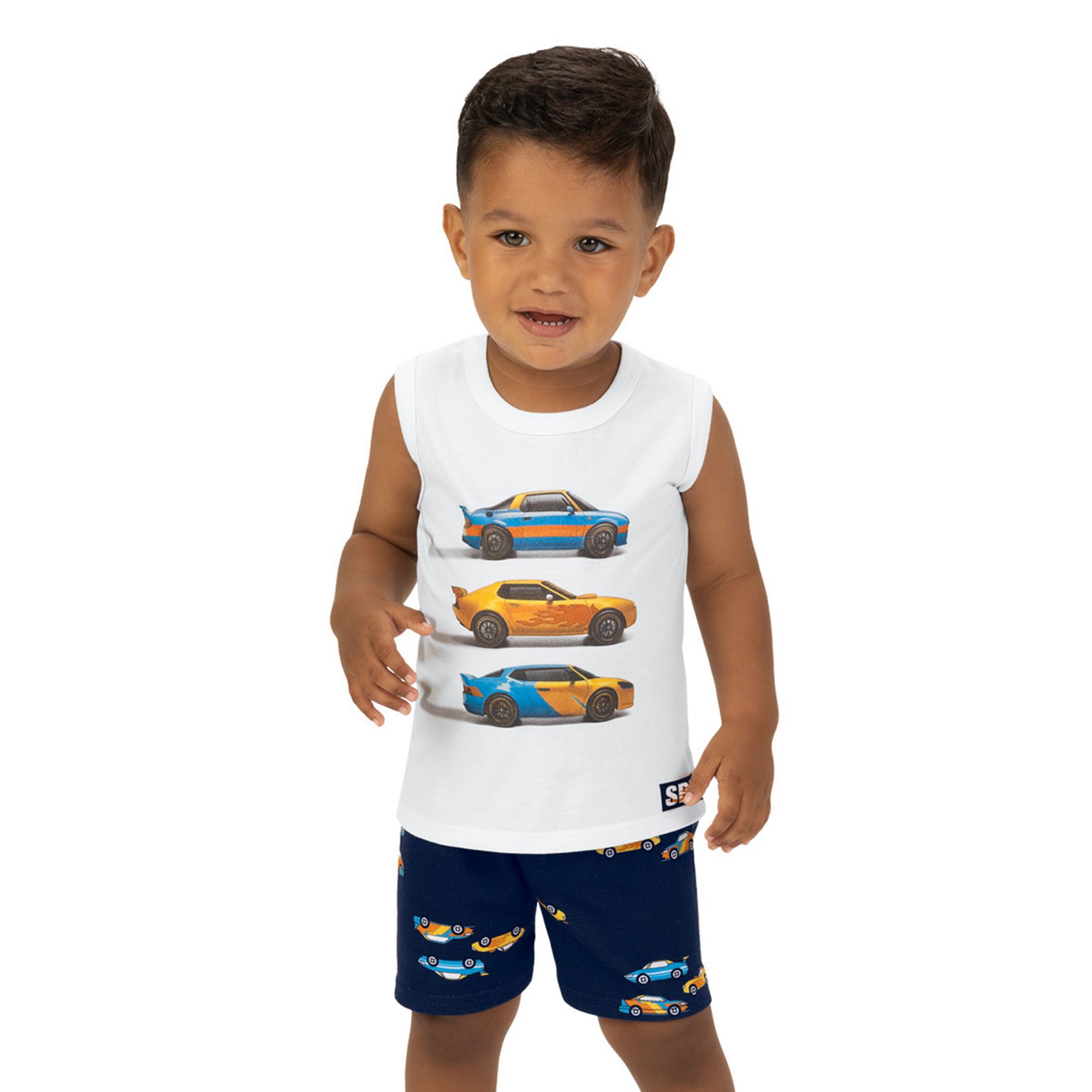 Conjunto-Meninos-Regata-Branca-Carrinhos-e-Bermuda-Azul-Marinho-1