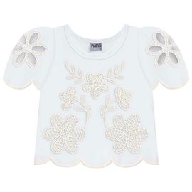 Blusa-Meninas-Manga-Curta-Cropped-Branca-Ombro-Flor-Vazada-Nanai-2