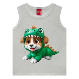 -	Regata-Infantil-Meninos-Cinza-Mescla-Cachorrinho-de-Dino-Kyly-2