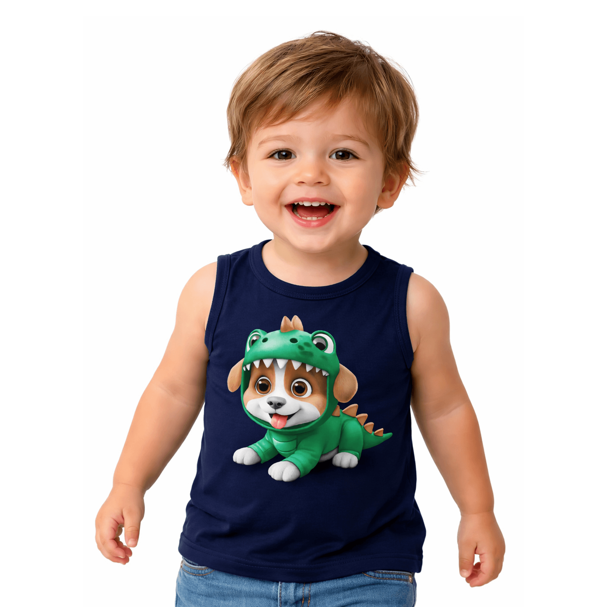 Regata-Infantil-Meninos-Azul-Marinho-Cachorrinho-de-Dino-Kyly