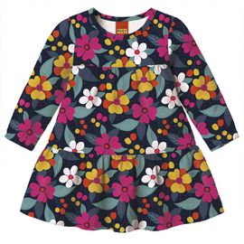 Vestido-Infantil-Manga-Longa-Malha-Floral-Azul-Marinho-Kyly-2