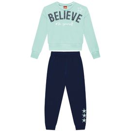 Conjunto-Moletom-Infantil-Casaco-Cropped-Menta-Believe-e-Calca-Azul-2