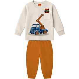 Conjunto-Infantil-Camiseta-Manga-Longa-Mescla-Caminhao-e-Calca-Moletom-2