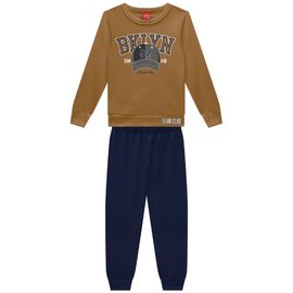 Conjunto-Meninos-Moletom-Blusao-Marrom-Bone-Beisebol-e-Calca-Marinho-2