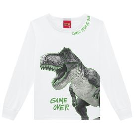 Camiseta-Infantil-Manga-Longa-Branca-Dinossauro-Game-Over-2