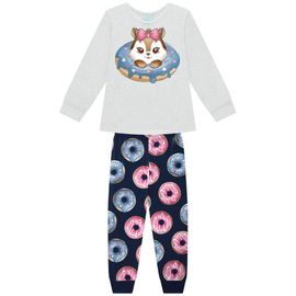 Pijama-Meninas-Longo-Malha-Esquilo-Rosquinhas-Mescla-e-Marinho-Kyly-2