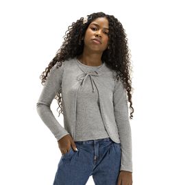 Conjunto-Meninas-Twin-Set-Casaco-e-Regata-La-Grife-Cinza-Mescla-1