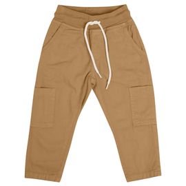 -Calca-Infantil-Cargo-Sarja-Marrom-Claro-Jogger-2