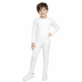 Conjunto-Infantil-Unissex-Malha-Termica-Branca-Camiseta-Longa-e-Calca-2