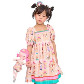 -Vestido-Infantil-Manga-Curta-La-No-Meu-Castelo-Areia-Alphabeto-1