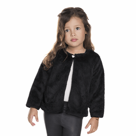 Casaco-de-Pelo-Infantil-Menina-Preto-Venezia-Botao-Coracao-1