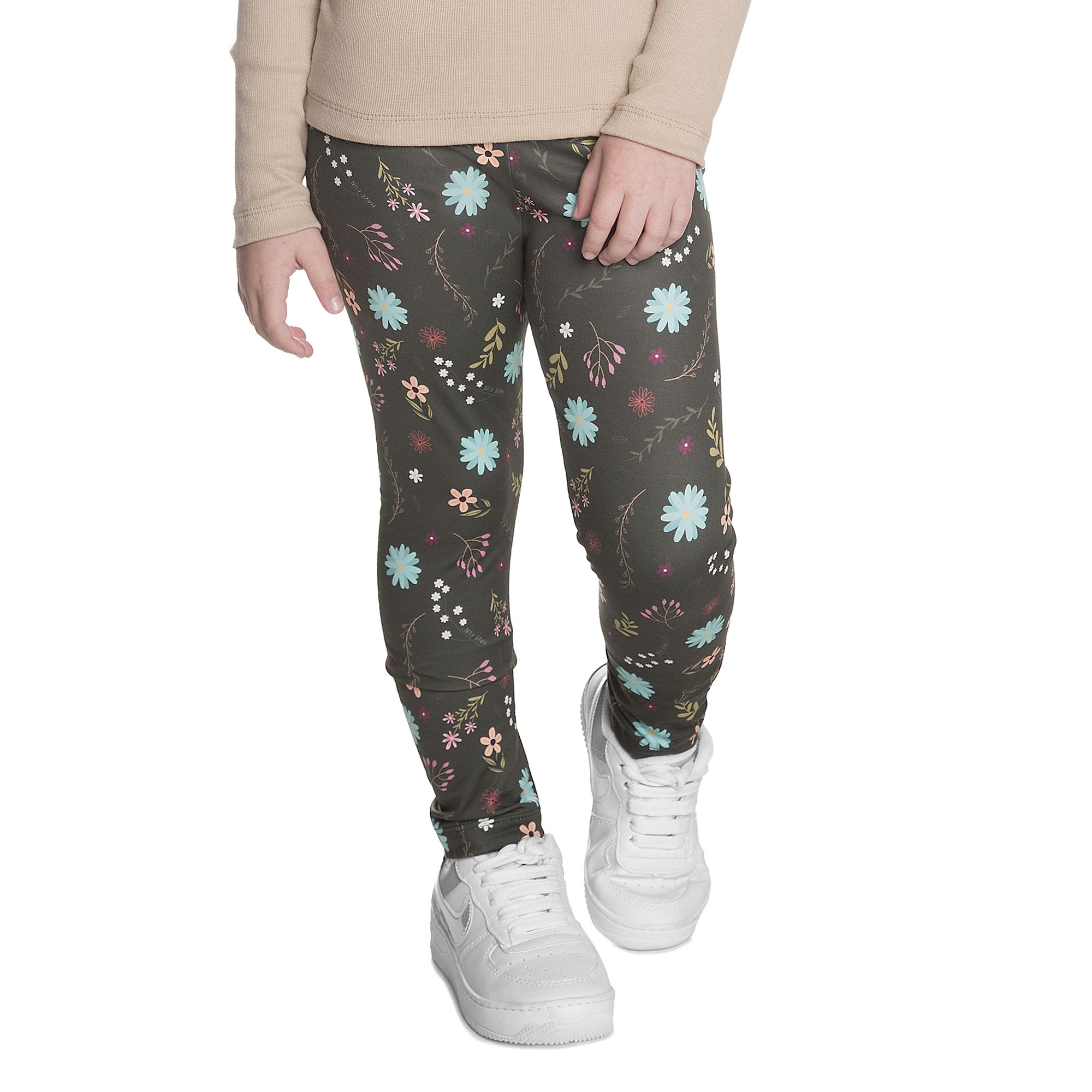 Calca-Infantil-Legging-Malha-Termica-Sublimada-Verde-Flores-1