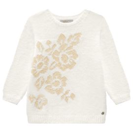 Casaco-Sueter-Meninas-Trico-Off-White-Rosas-Lurex-Dourado-2