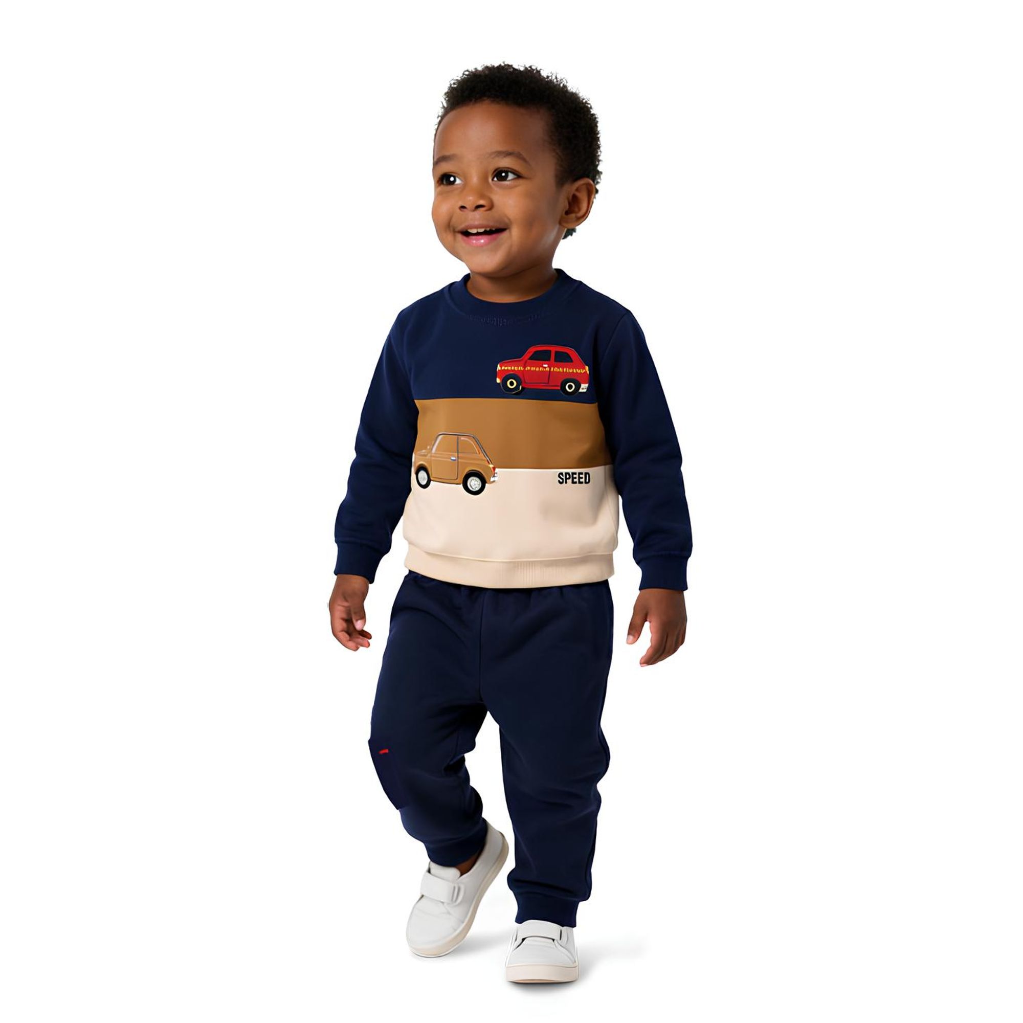 Conjunto-Meninos-Moletom-Faixas-Carrinhos-Bordados-Azul-Marinho-1