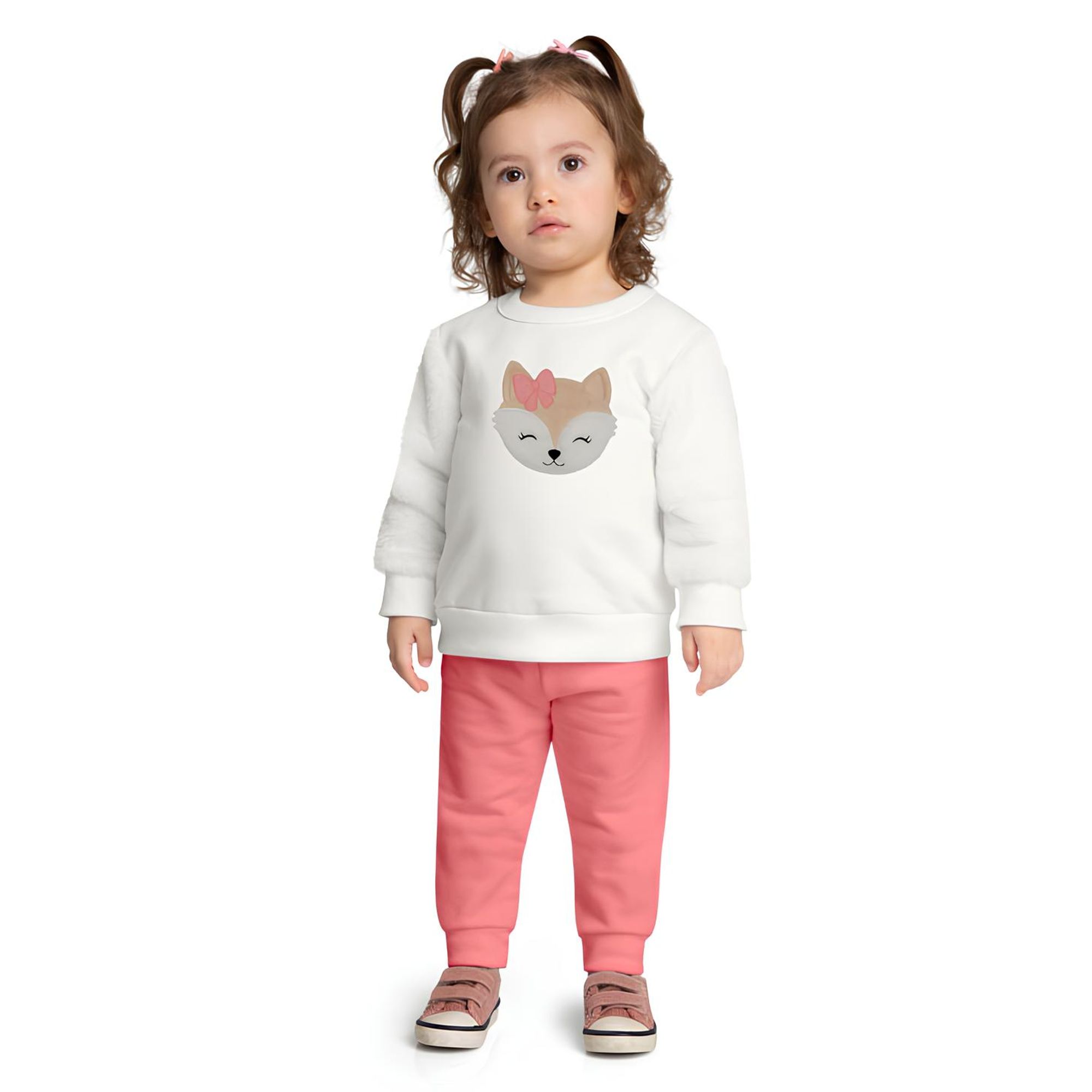 Conjunto-Meninas-Moletom-Mangas-Pelo-Raposa-Bordada-Neve-e-Calca-Rosa-1