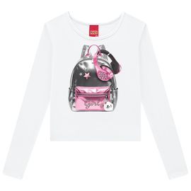 -Blusa-Meninas-Manga-Longa-Branca-Mochila-Prateada-2