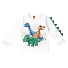 Camiseta-Infantil-Manga-Longa-Branca-Dinossauros-Escama-3D-2