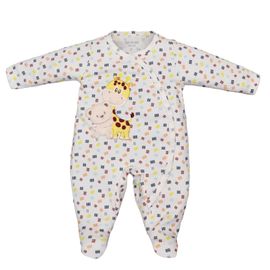 Macacao-Bebe-Longo-Marfim-Unissex-Neutro-Girafa-e-Ursinho-Bordados-1