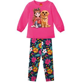 Conjunto-Meninas-Blusa-Pink-Menininha-e-Legging-Azul-Flores-2