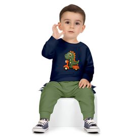 Conjunto-Meninos-Moletom-Dino-de-Lambreta-Azul-Marinho-e-Verde-1