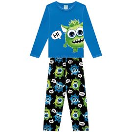 Pijama-Meninos-Longo-Malha-Azul-e-Preto-Monstro-Verde-Brilha-Escuro-2