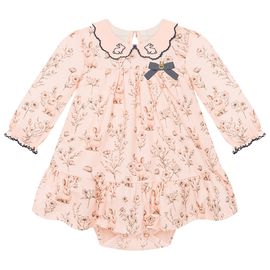 Vestido-Body-Bebes-Manga-Longa-Coelhinhos-Malha-Salmao-Claro-2