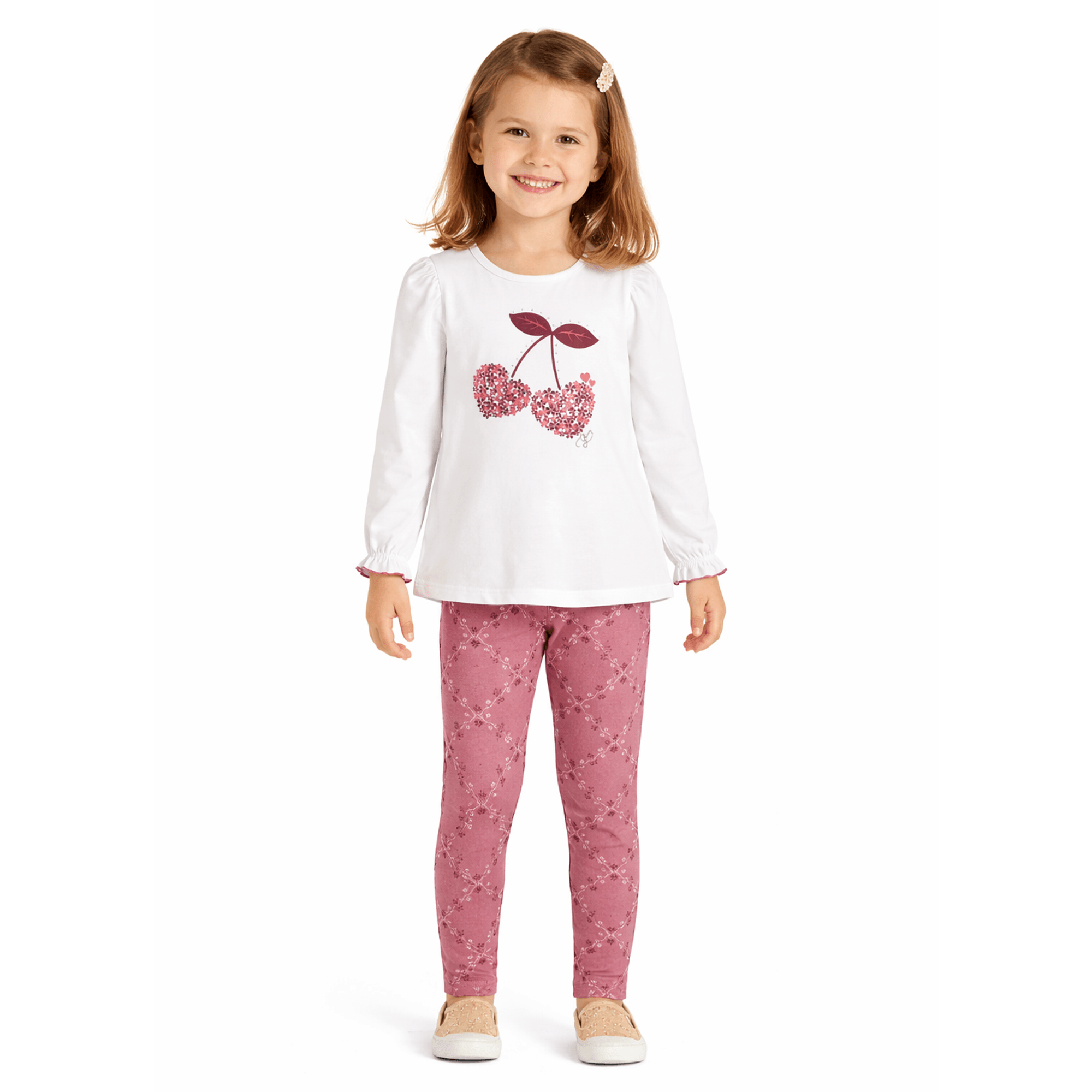 Conjunto-Meninas-Blusa-Branca-Cerejas-Coracao-e-Legging-Rosa-e-Bordo-1