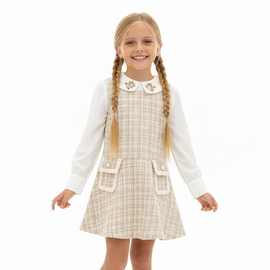 Conjunto-Infantil-Vestido-Tweed-Off-White-e-Camisa-Tricoline-Gola-Pedrarias-1