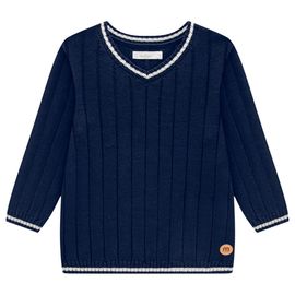 Sueter-Infantil-Tricot-Canelado-Azul-Marinho-Milon2