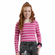 Blusa-Meninas-Cropped-Manga-Longa-Cotton-Fucsia-Listras-Brancas-1