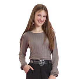 Blusa-Meninas-Longa-Canelada-Tifany-com-Elastano-e-Brilho-Cinza-1