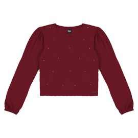 Blusa-Meninas-Longa-Canelada-Tifany-com-Elastano-e-Brilho-Bordo-2