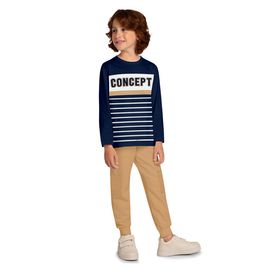 Conjunto-Meninos-Camiseta-Longa-e-Calca-Moletom-Concept-Marinho-e-Bege-1
