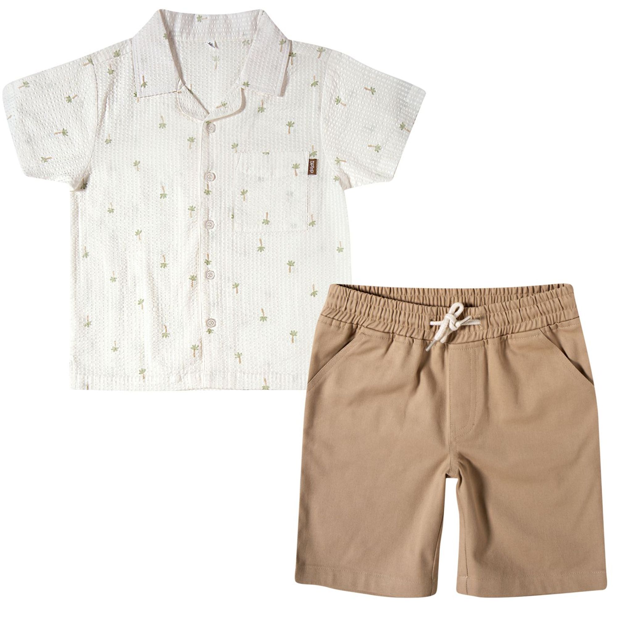 -	Conjunto-Meninos-Camisa-Off-White-Coqueirinhos-e-Bermuda-Bege-Sarja-1