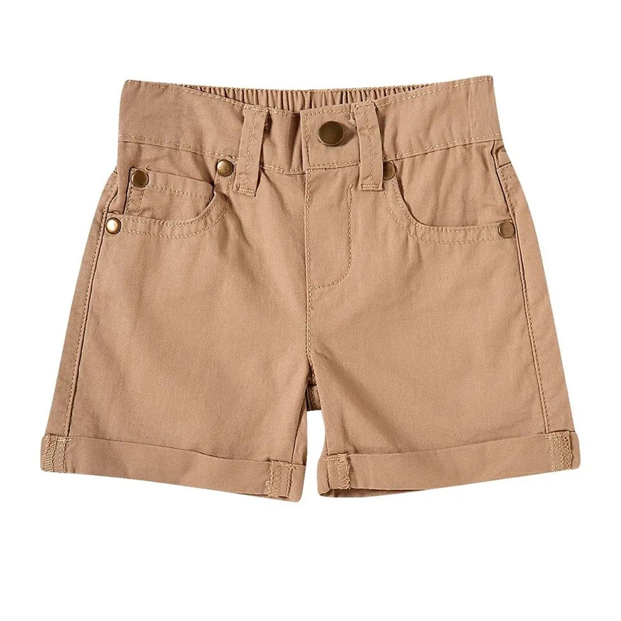 Bermuda-Meninos-Sarja-Caqui-Cos-Elastico-Barra-Virada-Tip-Top-1