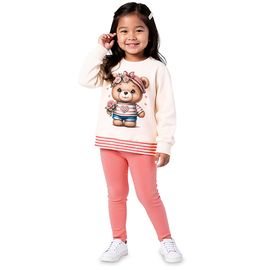 Conjunto-Meninas-Casaco-Off-White-Moletom-Ursinha-e-Legging-Rosa-1