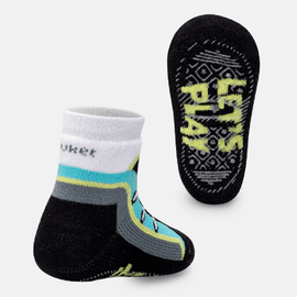 Meia-Bebe-Soquete-Tenis-Preto-e-Azul-Sola-Antiderrapante-Puket-5