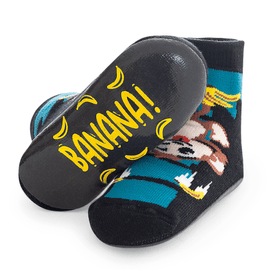 Meia-Meninos-Soquete-Pansock-Preta-Macaco-Banana--Sola-Emborrachada-2